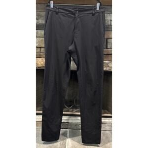 Men’s LULULEMON Black Commission Warpstreme Pants Size 35 X 36 *C9